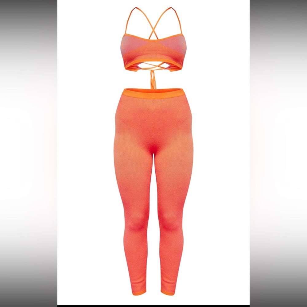 PLT: Knit Leggings and Bralet Set